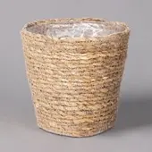 Pflanzen-Kölle Seegraskorb 'Maki', natur, ca. Ø 13 cm, 3 Stück