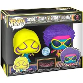 Funko POP! Pop! Marvel: 2er-Pack: Spider-Man: A Across the Spider-Verse – Spider-Gwen & Spider-Woman (Blacklight-Exklusivausgabe)