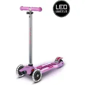 Micro Maxi Scooter Glow+ LED Lila - leuchtender Kinderroller