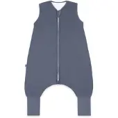 Emma & noah Ganzjahres-Sleepoverall mit Umschlag-Füßchen 2.5 TOG, blau, 100