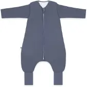 Emma & noah Winter-Sleepoverall Essential mit abnehmbaren Ärmeln und Umschlag-Füßchen 3.5 TOG, blau, 110