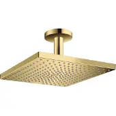 Hansgrohe Kopfbrause Raindance E 300 300x300mm polished gold 19 l/min 1jet Deckenmontage