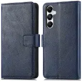 IMoshion Samsung Galaxy S25 / S24 Hülle - Kunstleder - - Klapphülle - Dunkelblau