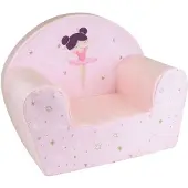Fun House Kinder Rosa Ballerina Sessel - Fun House Dancer Club 52 x 33 x 42 cm