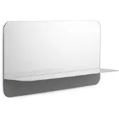 Normann Copenhagen Horizon Spiegel mit Ablage horizontal grau