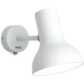 Anglepoise Type 75 Mini Wandleuchte, alpinweiß, Schalter - , Type 75 Mini, Weiß, für Schlafzimmer, Aluminium, Design