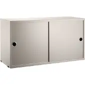 String System Hängeschrank mit Schiebetüren Beige 78/42/30