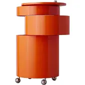 Verpan Barboy High Gloss Beistelltisch Orange - , Orange, Holz