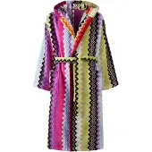 Missoni Bademantel Giacomo Hooded Unisex Orange-L