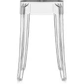 Kartell Hocker Charles Ghost transparent, Designer Philippe Starck, 46 cm