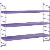 String Furniture Pocket modulares Regalsystem Violett/Violett