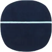 Normann Copenhagen Oona-Teppich 140x140cm blau