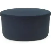 Normann Copenhagen Versteckter Stauraumhocker, stahlblau, groß