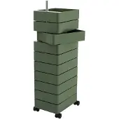 Magis 360° Rollcontainer mit 10 Fächer, grün