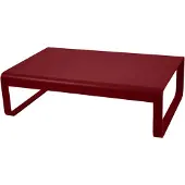 Fermob Gartentisch BELLEVIE niedriger Tisch 103 x 75 cm Chili