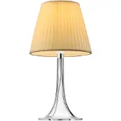 Flos Design Tischlampe MISS K, dimmbar, creme / amber, für Flurbereich, Kunststoff, Design, Tischlampe