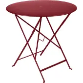 Fermob Gartentisch Bistro Tisch Ø77 cm Chili