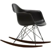 Vitra - Eames Plastic Armchair RAR RE, Ahorn dunkel / basic dark / tiefschwarz