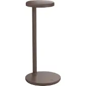 Flos Oblique Tischleuchte Brown - , dimmbar, Braun / Rost, für Wohnzimmer, Aluminium