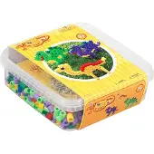 Hama - Maxi Beads - 600 beads and 1 pegboard in box - Dinosaur (8742)
