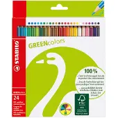 Stabilo Buntstifte - GreenColors - 24 st. - Mehrfarbig - - One Size - Buntstiftsets