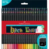 Faber-Castell Faber‑Castell – Black Edition Farbstifte – 50er‑Pack