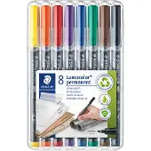 Staedtler 8er-Pack Lumocolor Permanent Fine