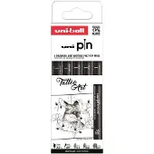 Uni Pin Fineliner 5er-Set Tattoo Art