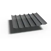 Platinum Coolfit Faltsonnensegel 2,9x5 m, grau Bezug aus 285g/m² Polyethylen (HDPE)