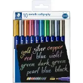 Staedtler Packung Mit 10 Metallischen Kalligraphie-federn