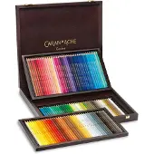Caran d'Ache Supracolor Aquarelle Holzkiste mit 120 Stück