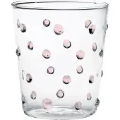 Zafferano Partybecher Rosa Glas 45 cl Set mit 6 Glasteilen