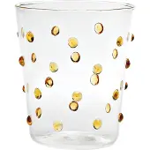 Zafferano Party Tumbler Glas Gelbgold 45 cl Set mit 6 Glasteilen