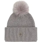 Tommy Hilfiger Essential Chic Pom Pom Beanie Universal Grey