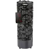 Harvia Elektrischer Saunaofen Cilindro XE Schwarz 6,8 kW | HPC7004MXE