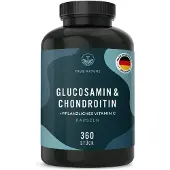 True Nature Glucosamin & Chondroitin Kapseln mit Vitamin C 360 St
