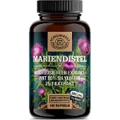 Scheunengut Mariendistel Leberkur - Leber entgiften Kapseln Hochdosiert Silymarin DE 180 114 g