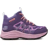 SKECHERS Mädchen Abenteuer Blitz Spaß Jagd wasserdichte Schuhe Purple Light Blue