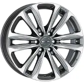 Mak Alufelge Safari 6 7.5X18 6X120 Et 47 Gun Met-Mirror Face