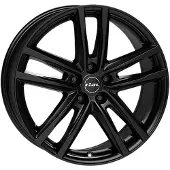 Rial 18 Zoll Alufelge X10 18"x8" 5x120 PCD ET30 72.60mm Felge Matt Schwarz