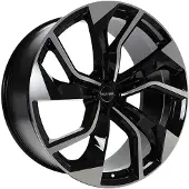 Gmp 19 Zoll Alufelge rebel 19"x8.5" 5x112 PCD ET25 66.5mm Felge Schwarz