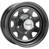 DOTZ 17 Zoll Stahlfelge dakar 17"x7" 6x114.3 PCD ET30 66.1mm Felge Silber