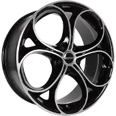 Gmp Alufelge Drake 8X18 5X110 Et 33 Black Diamond