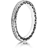 Pandora 190963CZ Damen-Ring Unendliche Herzen