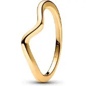 Pandora 163095C00 Damenring Polierte Welle Goldfarben