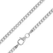 Trendor 41291 Herren Halskette 925 Silber Panzerkette 2,7 mm breit