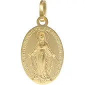 Trendor 15722 Milagrosa Anhänger Gold 585 (14 Kt) Madonna Medaille