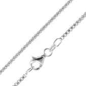 Trendor 15785 Halskette Venezia Halbrund 925 Silber Breite 1,5 mm