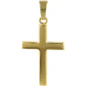 Trendor 35726 Kreuz Gold-Anhänger 333 / 8 Karat 21 mm