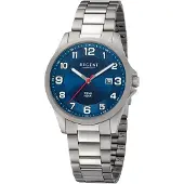 Regent Herren Uhr Titan-Uhren Titan Armbanduhr Analog silber URBA776